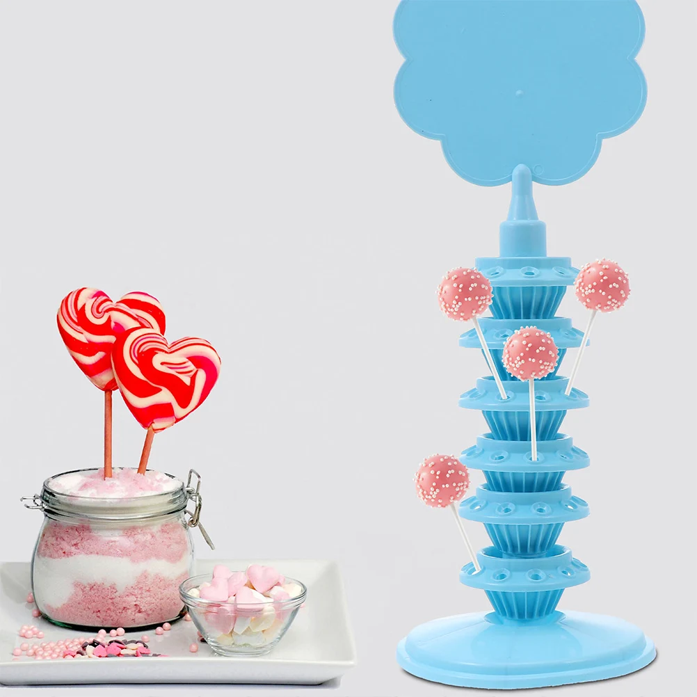 

2Pcs Adjustable Candy Stand Tower Lollipop Display Rack Multi-Layer Desktop Store Holder Lollipop Stand Store Display Rack