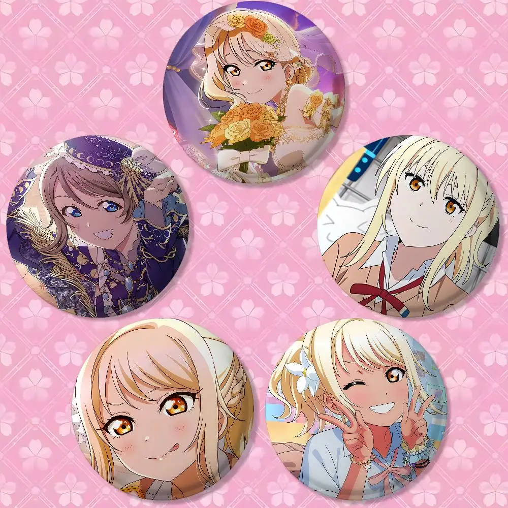 Anime Ai Miyashita Badges Enamel Pin Cartoon Brooch For Backpack Clothing