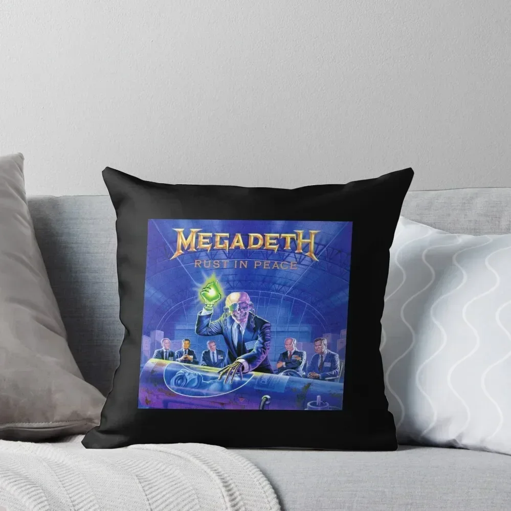 

Rust in Peace Throw Pillow Christmas Covers Sofa Pillow Cover pillow