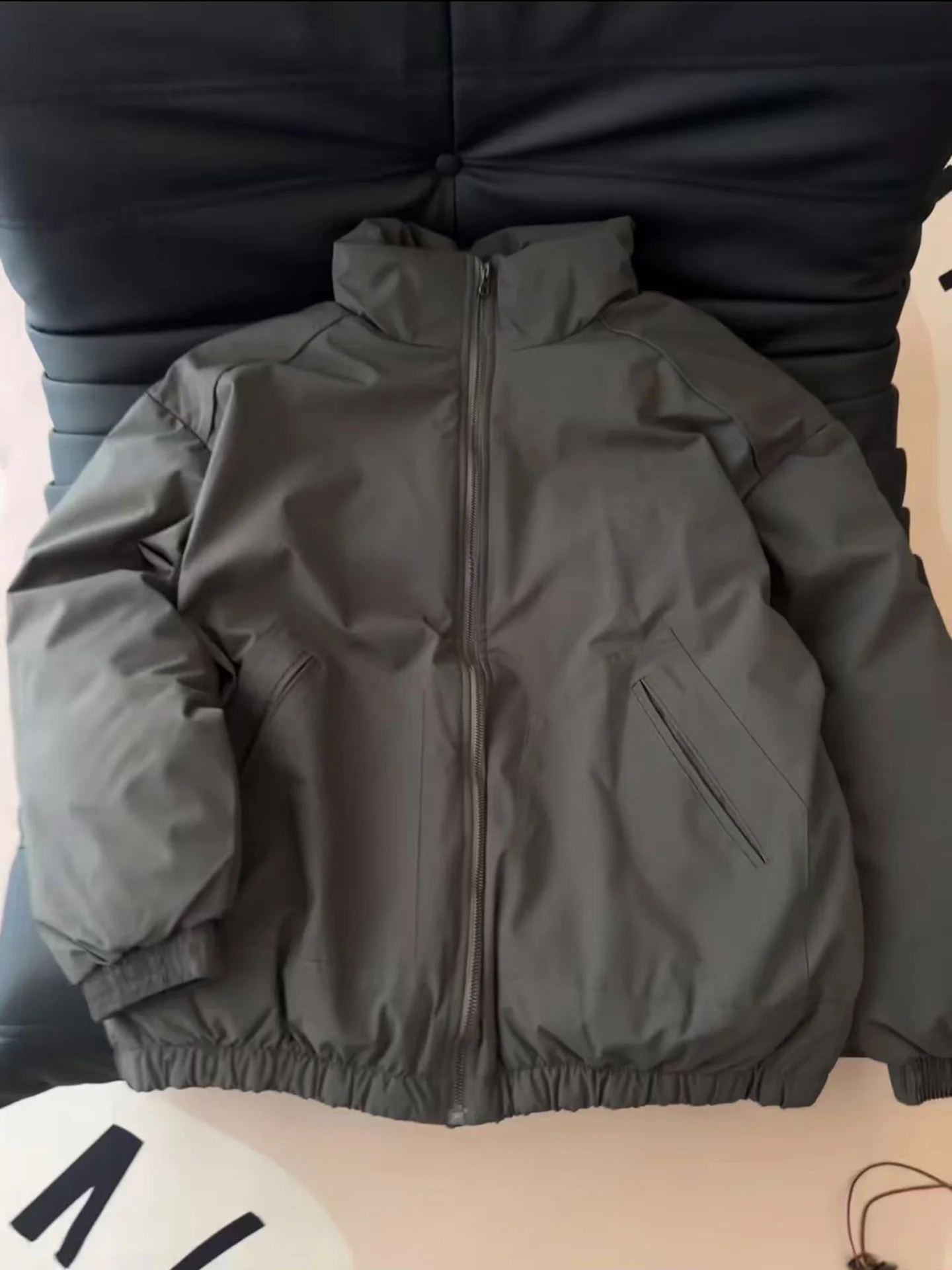 

Deep ey Deconstructed ort Cotton Jaet Men's Winter Fce Lined Thi Warm Bread Sle Cleanfit Silhouette Casual Coat