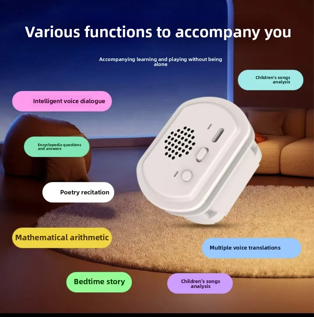 Голосовая коробка TUYA AI ChatBuddy Pro — 36-язычный нейронный переводчик и слот для мягких животных |   BabyTalk AI в реальном времени + Smart Doll Hub