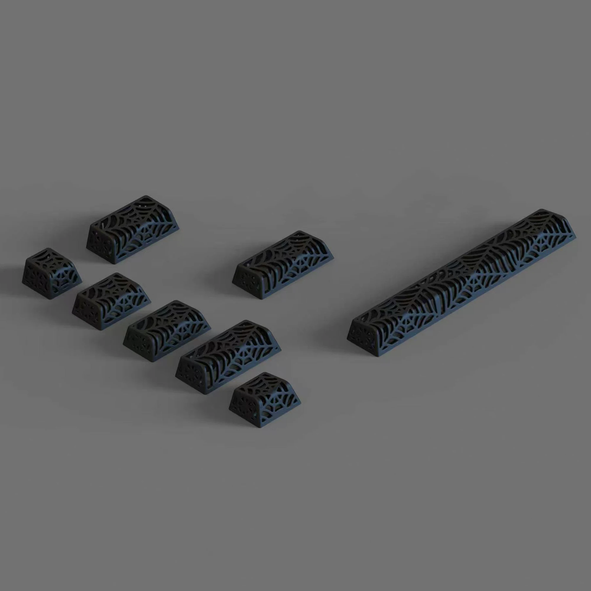 Novelty Spider Web Artisan Resin Modifier 6.25u 2.25u 2u 1.5u 1.25u 1u Shine Through Keycaps For MX Mechanical Gaming Keyboard