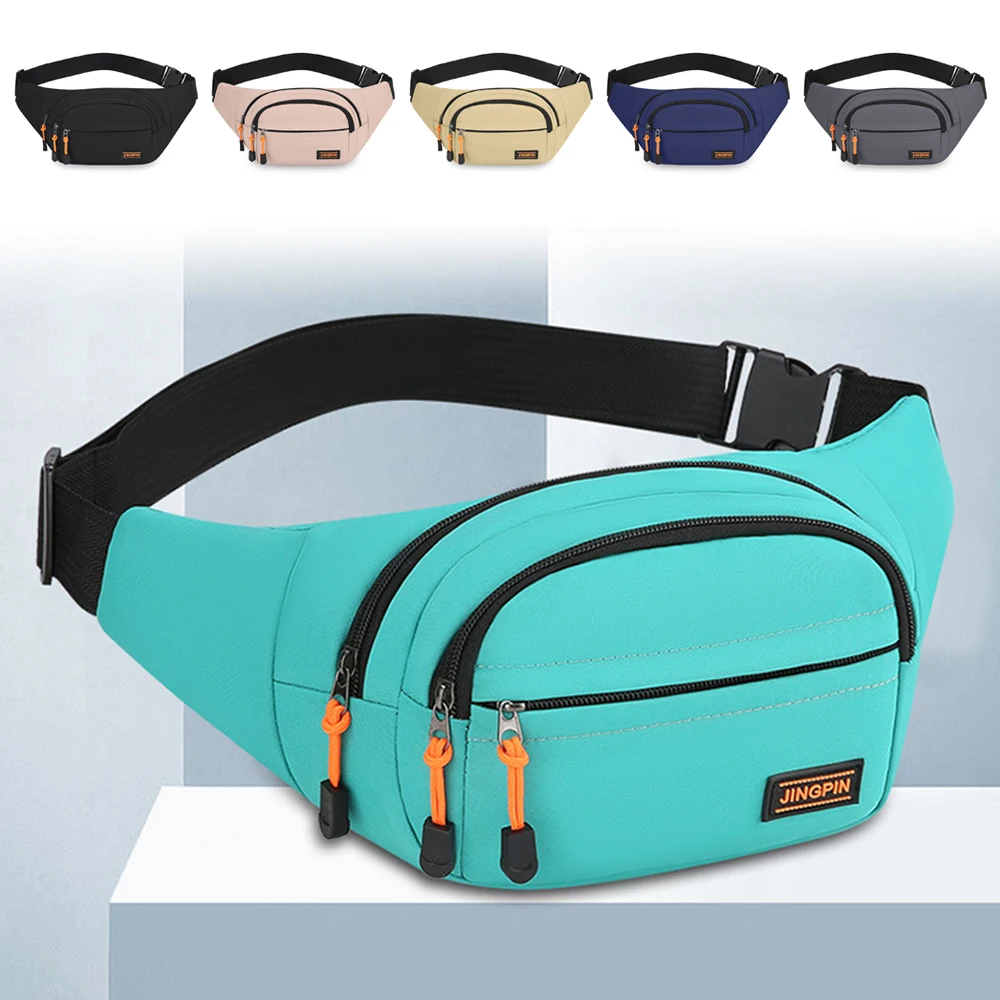 New Fanny Pack Multi-functional Large-capacity Chest Bag Outdoor Sports Running Bag Waterproof and Wear-resistant Fanny Pack