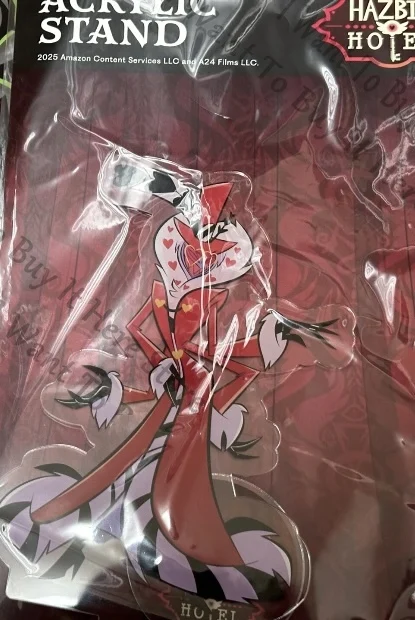

Genuine Anime Hazbin Hotel Val Cosplay Cartoon Acrylic Standing Sign Stand Figure Collection Indicative Board Accessories Gift