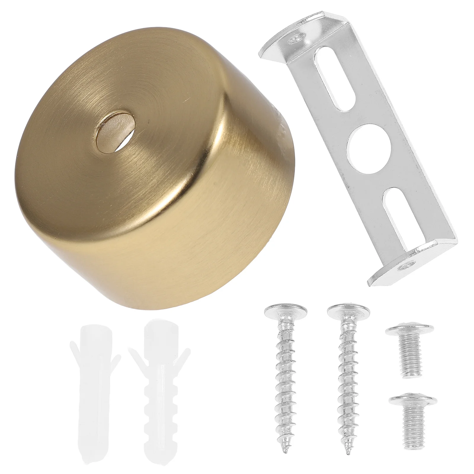 

1Set Round Metal Table Lamp Base Iron Desk Lamp Stand Stable DIY Light Holder for Bedroom Living Room Study Office