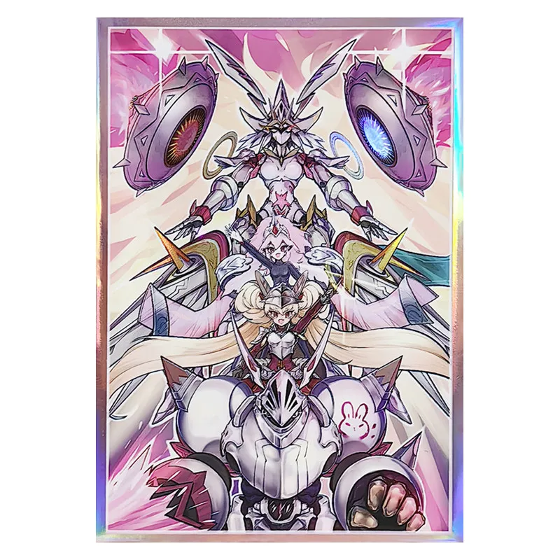 

50 шт./набор Yu-Gi-Oh! Защитный чехол для карт Centur-Ion Legatia Centur-Ion Primera Flash Card Sleeve, для коллекционных карт аниме-игр, 63*90 мм