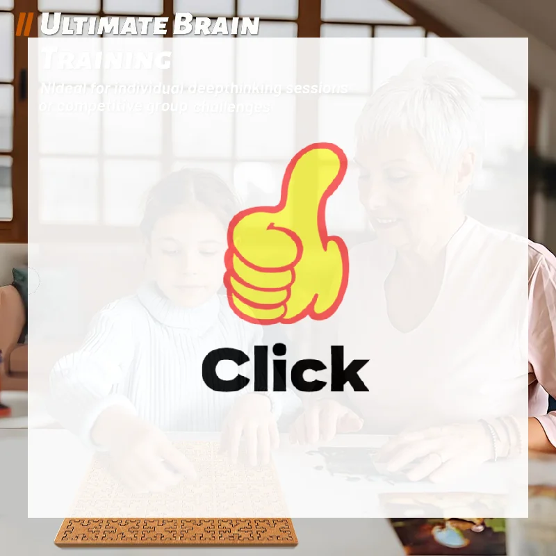 

Fractal Tray Puzzles,Mind Bending Wooden Jigsaw Puzzle,Unique Irregular Creative Labyrinth Impossible Difficult