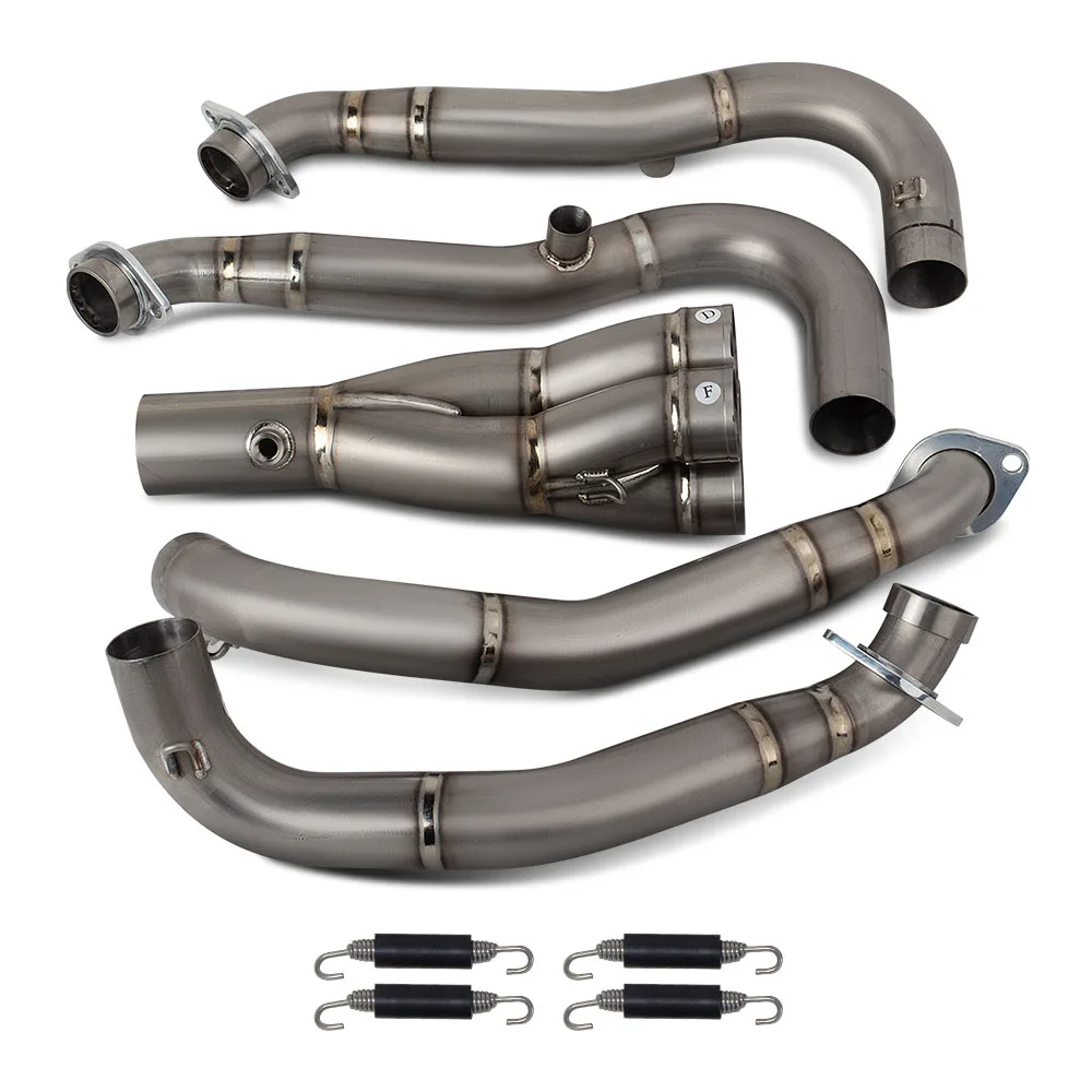 Motorcycle Exhaust Modify Front Pipe Escape Titanium Header Tube Compatible Original Muffler for ZX10R ZX-10R 2016-2020