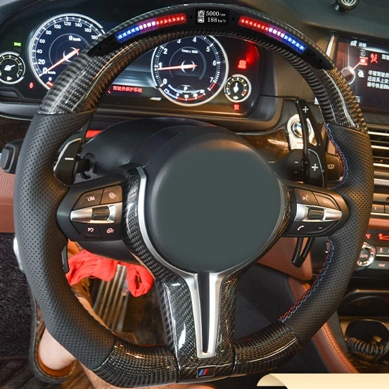 Genuine f10 f30 m steering wheel for all  f32 f86 X5m e70 modified button LED racing track model carbon fiber steering wheel