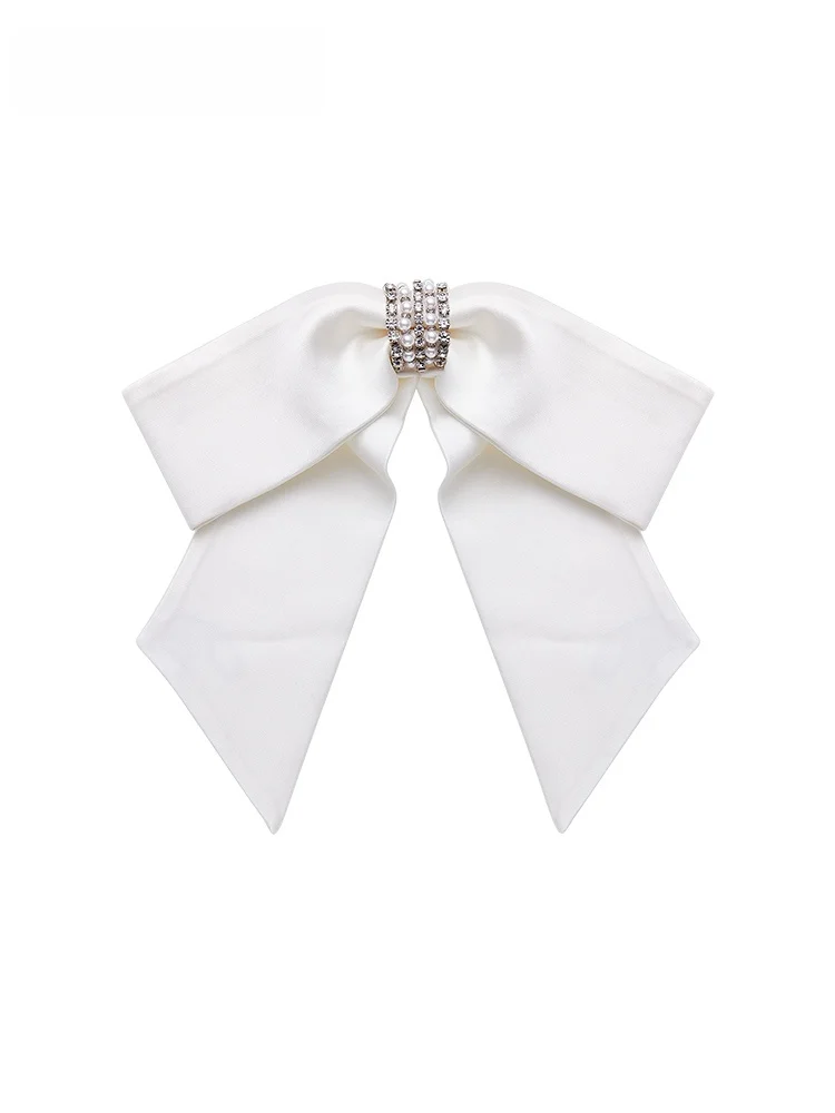 

Nana Jacqueline Satin Pearl Knot Hair Clip Women's Hair Accessories Diamond Chain Original Design Fashion Jewelry