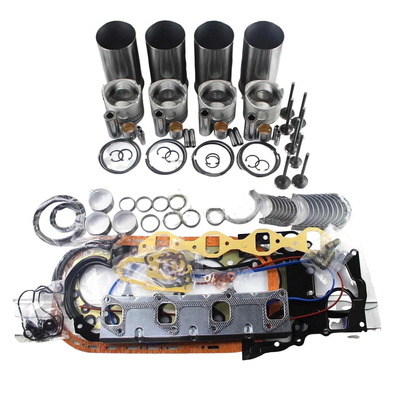 Engine Overhaul Rebuild Kit For 4jb1 2.8l Non-turbo Engine Mustang 843 853 1213 960 2060 Loader