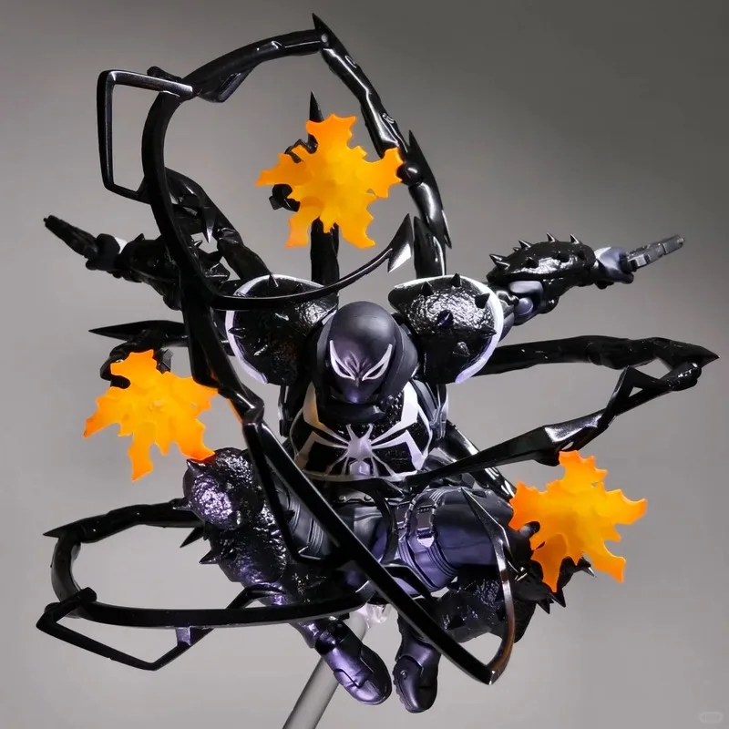 

Spiderman Agent Venom Anti-Venom Theme Action Figure - Anime Figurine Collectible Toy Gift from Amazing Yamaguchi