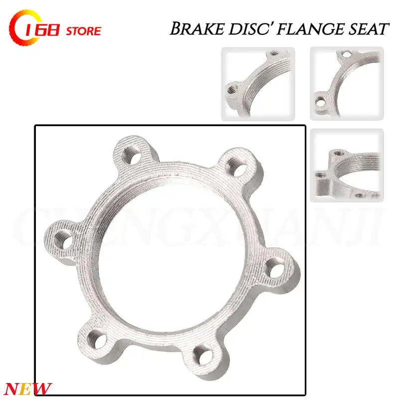High Quality Bicycle Bike Freewheel Threaded Hubs Disk Disc Brake Rotor 6 Bolt Flange Adapter Brake Pads AccesoriosHot