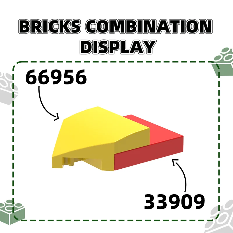 Wange 66956 100g/227 pièces bloc d'arc d'angle mocéativité avec brique bricolage pièces d'assemblage de jouets pour enfants