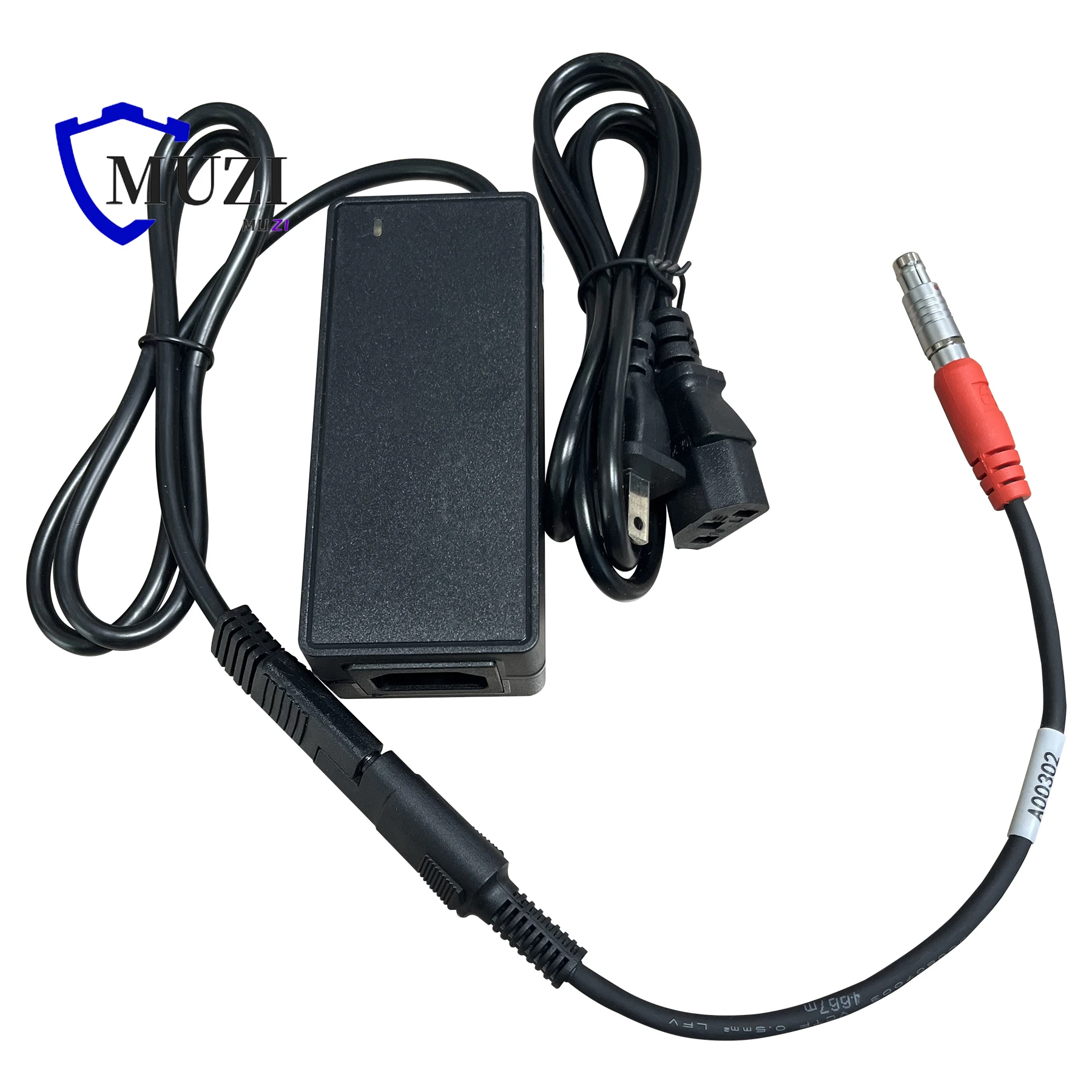 2Pin SAE 12V AC/DC Adapter Power Supply Charger with 14-008016-03 A00302 5 Pin to SAE Connector Power Cable for Topcon GR5 GR3