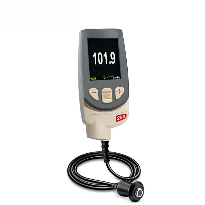 Coating thickness gauge wood plastic concrete asphalt fiberglass coating
