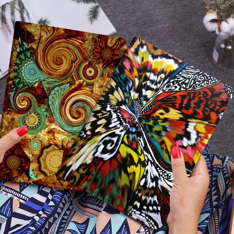 

Colorful Butterfly Wings Tablet Case For Huawei Honor MatePad MediaPad Air 5 6 7 11 V6 V7 V8 V9 X9 X8 T10 T10s C5e T5 Gift