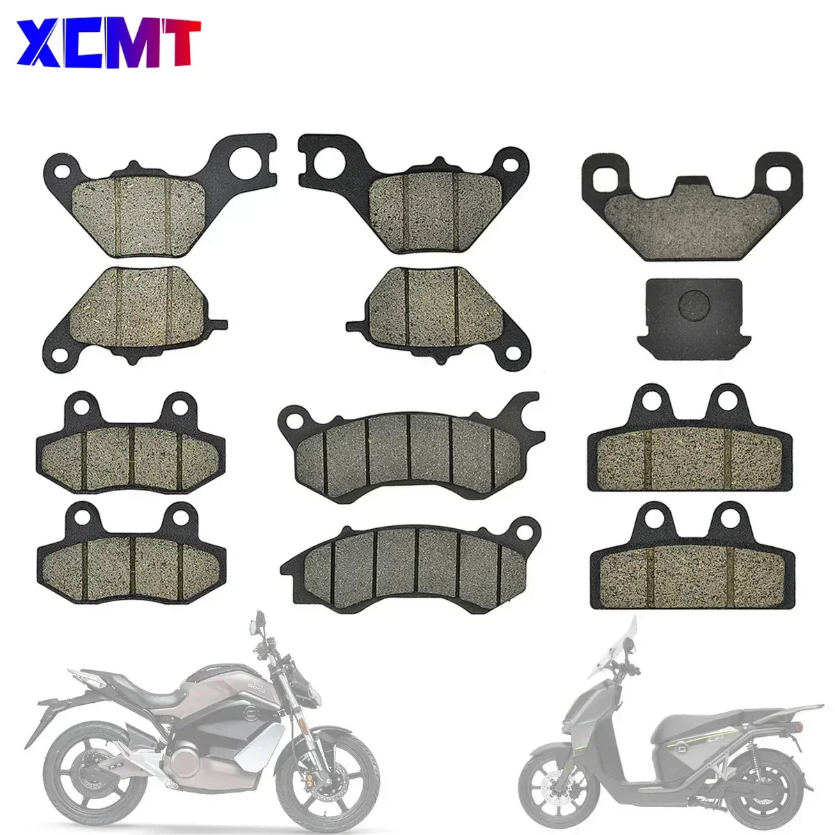 

XCMT Electric Motorcycle Accessories Original Parts Front Rear Brake Pads For Super Soco CU1 CU2 CU3 TS TC-MAX Pro TS RU CU-MINI