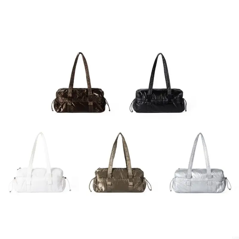 

Women Bag Korean Styles Shoulder Bag Top Handle Handbag Commuting Bag Large Capacity Underarm Bag PU Leather Armpit Bag