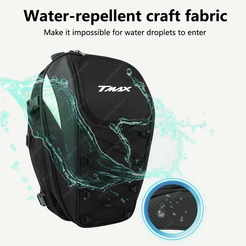 Motorcycle Tail Bag For YAMAHA T-Max 500 TMAX 500 560 TMax 530 Waterproof Large Capacity Multifunction Helmet Motocross Bag