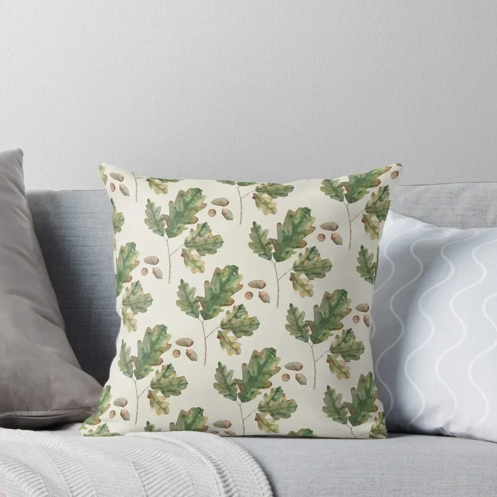 

Oak leaves pattern Throw Pillow pillowcases for sofa cushions Luxury Pillow Cover bed pillows pillow