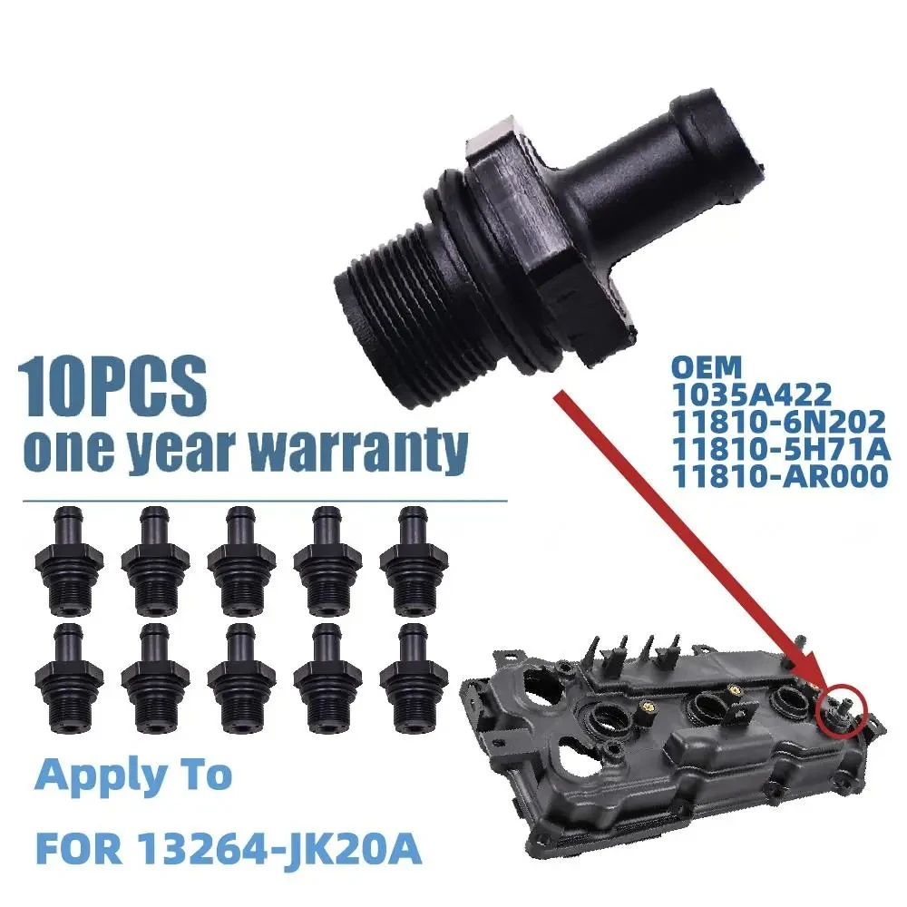

Auto Engine PCV Valve 1035A422 118106N202 Fits Valve Cover 13264-JK20A For Nissan 350Z / Infiniti G35 EX35 M35 M35h FX35 Q70 Q50