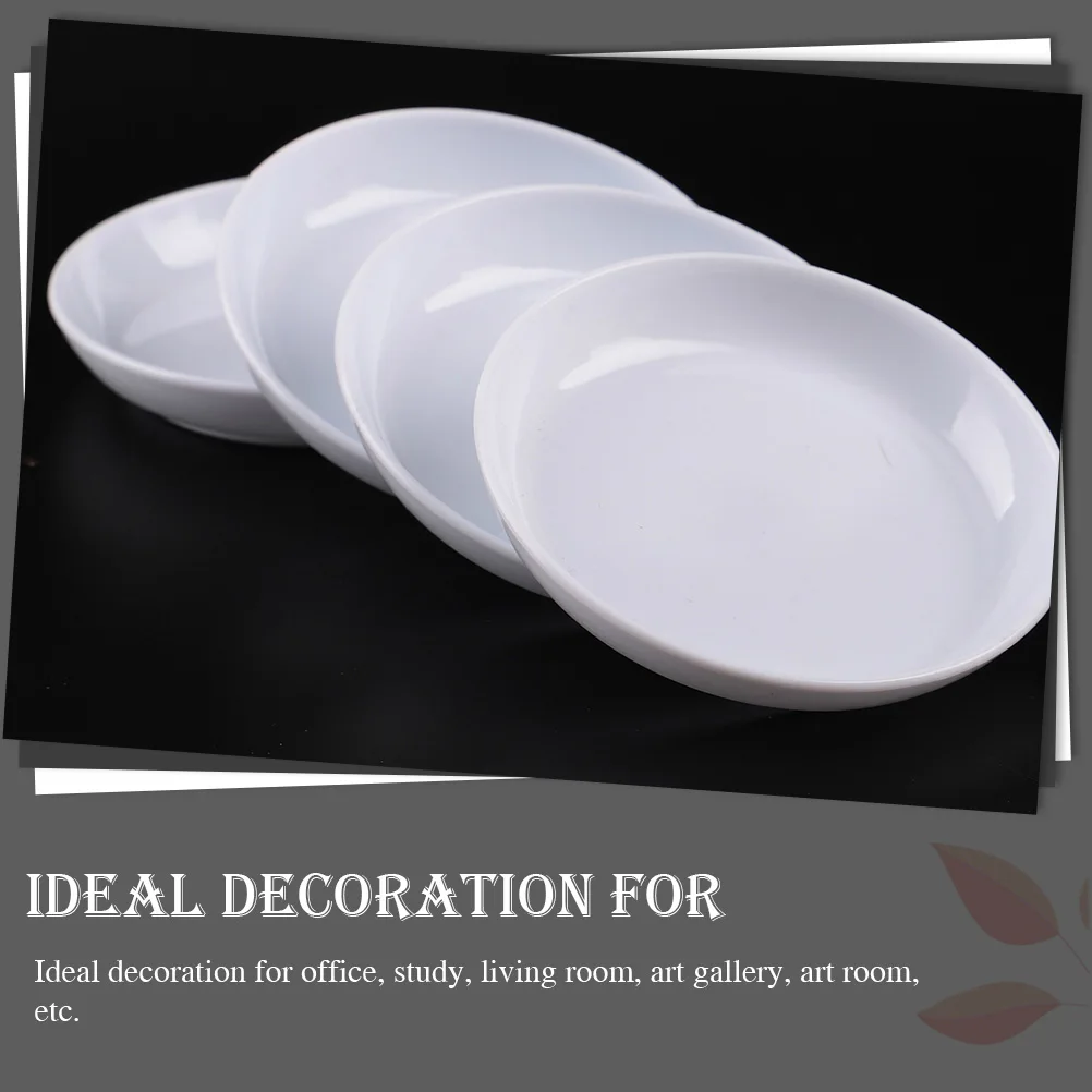 4 Pcs Pen Rest Plastic Brush Pen Holders Calligraphy Tools Sturdy Plastic Material Desk Organization Art Ink Plate Supplies