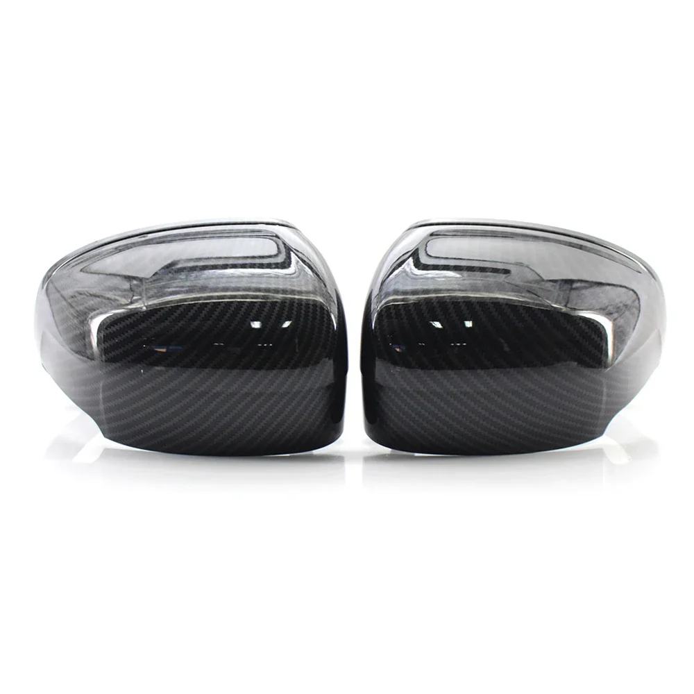 

Для Volvo XC60 2018 2019 2020 пара боковых дверей автомобиля из углеродного волокна, крышки зеркал заднего вида, крышки зеркал заднего вида из АБС-пластика