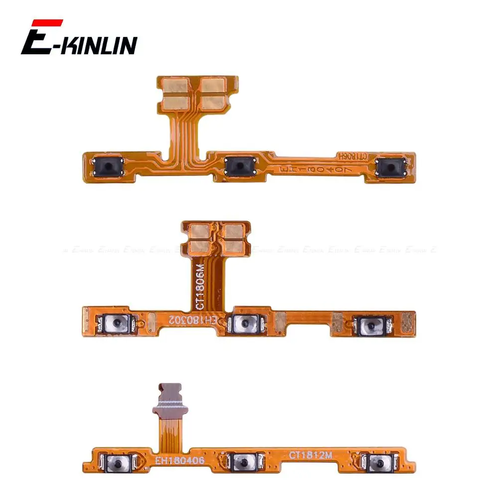 Switch Power ON OFF Key Mute Silent Volume Button Ribbon Flex Cable For HuaWei Y9 Y7 Y6 Pro Y5 Prime Lite GR5 2017 2018 2019