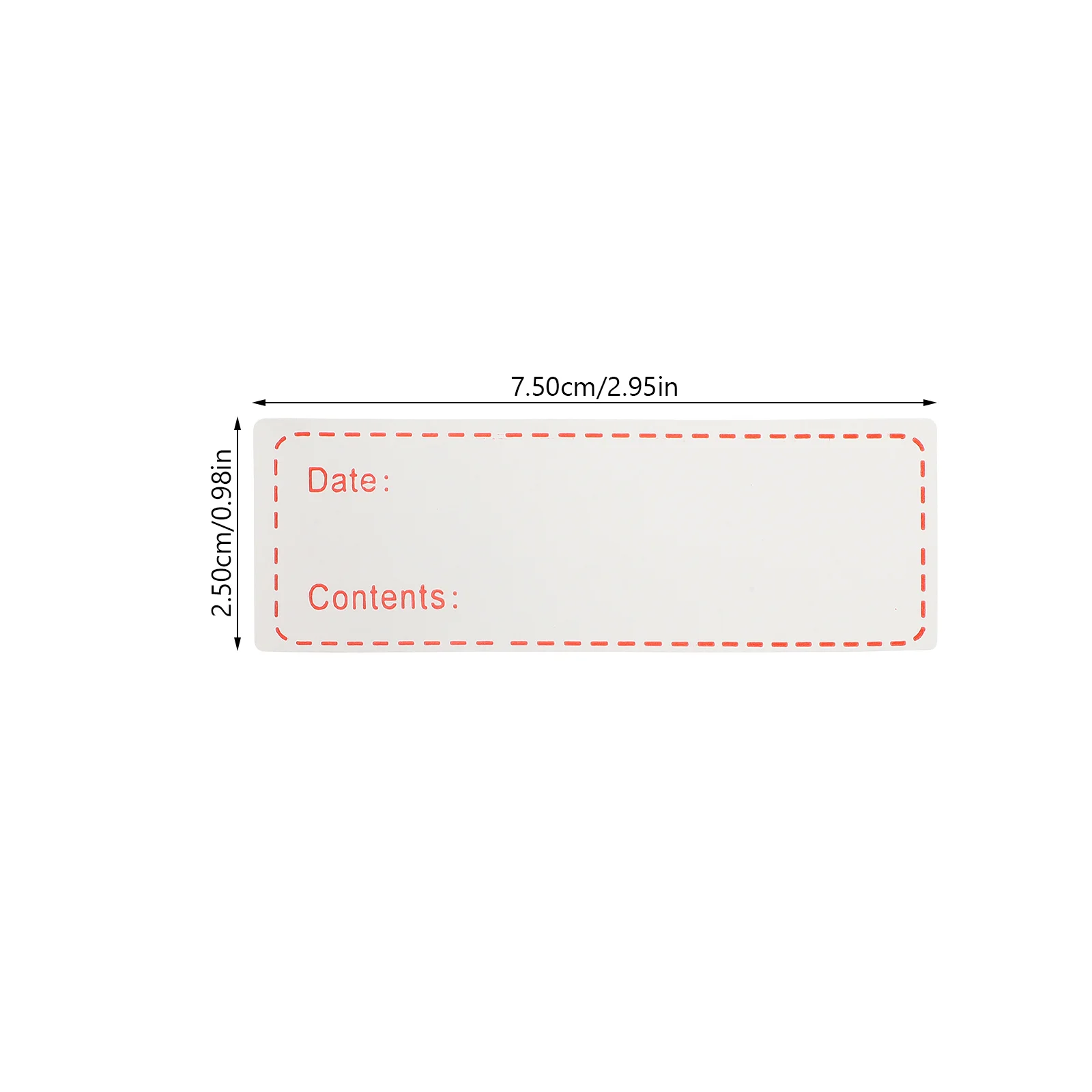 Label Pengawetan Makanan 3 Gulungan Desain Indah untuk Penggunaan di Rumah dan Restoran Label Makanan Stiker Label Dapur