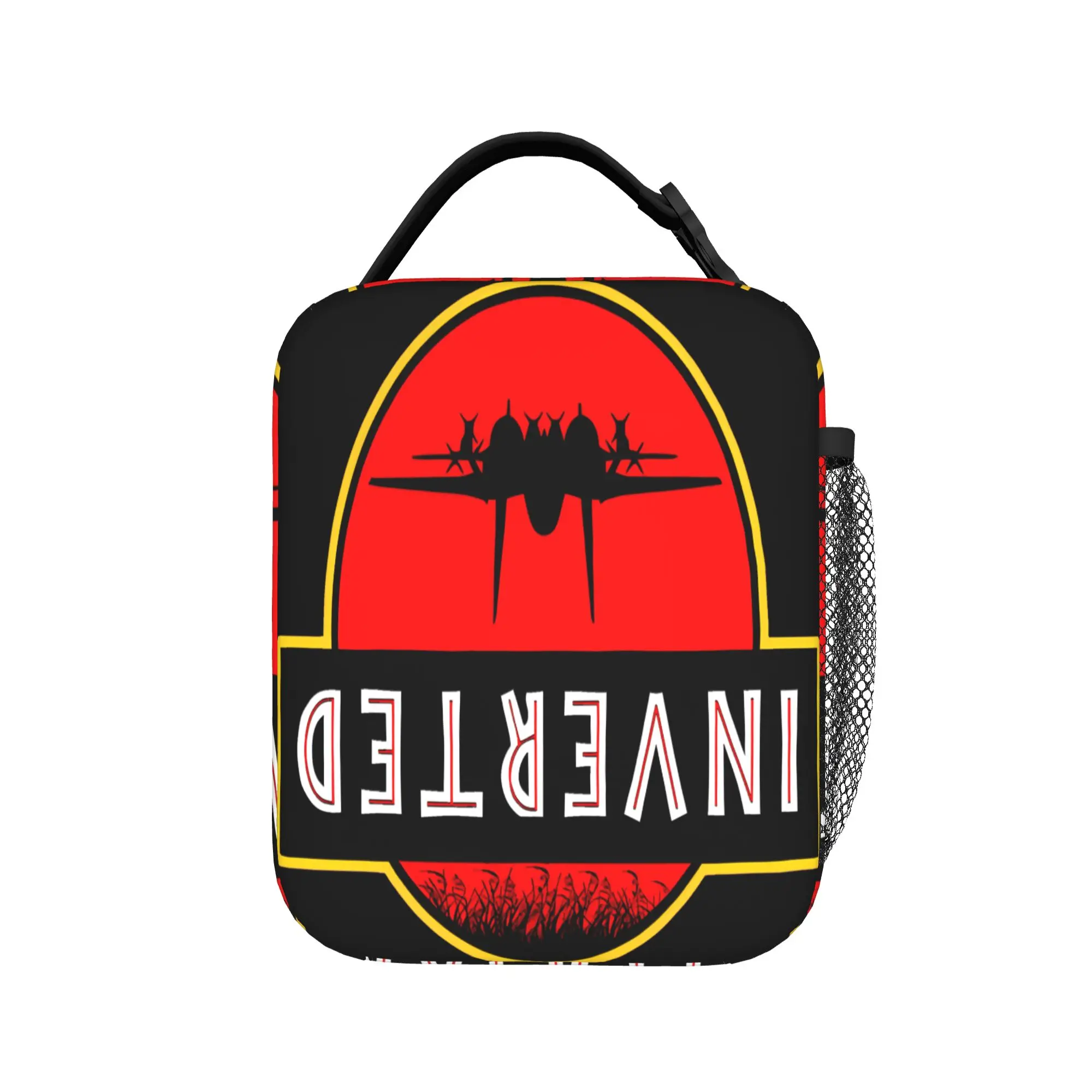 Top Gun Jurassic Park Inverted Lunch Bag Portable Insulated Lunch Box  Travel Graphic  Cooler Bag Cute Oxford Tote Food Bags