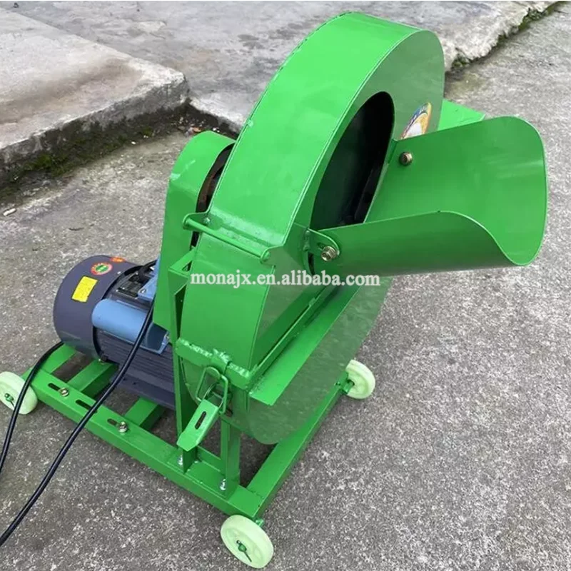 Electric Banana Tree trunk branches leaf chipper cutting Shredder banana wood tree chopper machine price