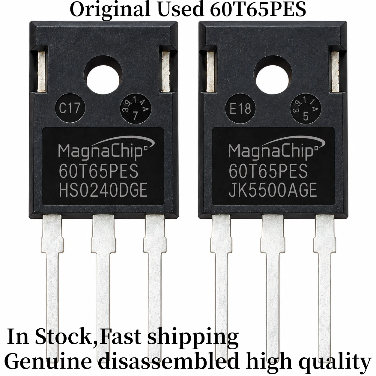 5-10PCS Original Disassembly 60T65PES 60A 650V IGBT Transistor TO-247 High Power Switching Tube