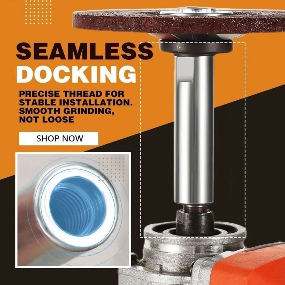 

Угловая шлифовальная машина Шатун для дома и сада Серебристый Гладкая шлифовка Стабильная установка 1/3 шт. 45 # Удлинитель стальных бит