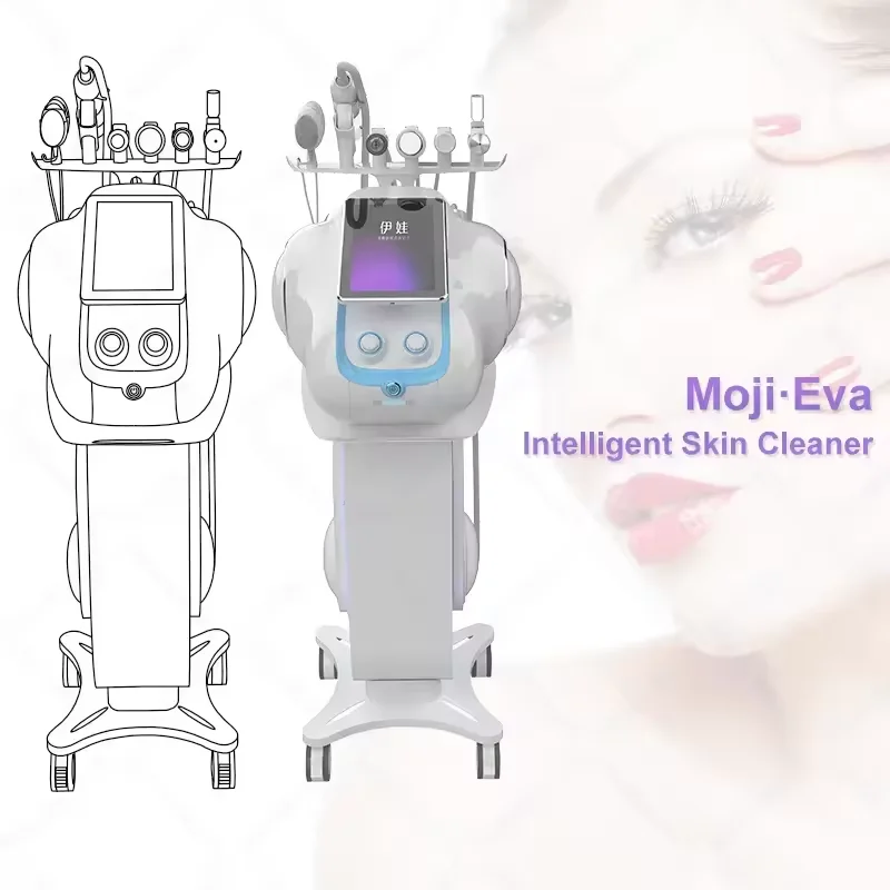 

6 in 1 Hydro Facial Oxygen Bubble Skin Management Machine Deep Cleansing Water Peeling Face Lifting Professional Beauty Device