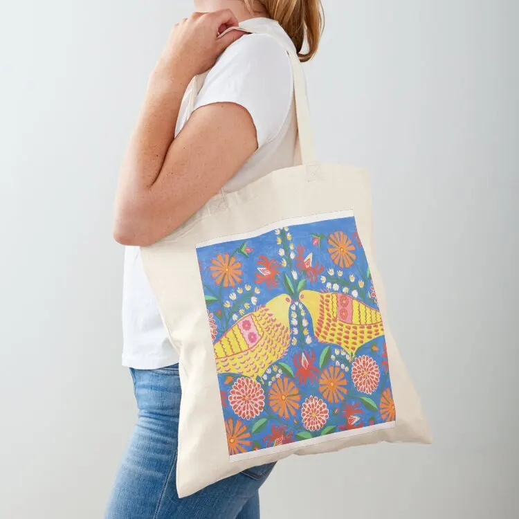 

Mariya Prymachenko Pigeons 1968 Tote Bag Women's handbag hand bags canvas tote bag custom canvas bag