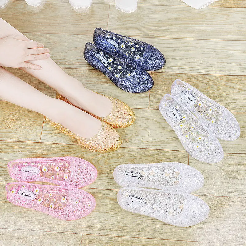 

Женские сандалии на плоской подошве с блестками, женские сандалии на плоской подошве, женская пляжная прозрачная обувь, женская обувь Sandalias De Mujer, прозрачные сандалии на плоской подошве, женские 2025