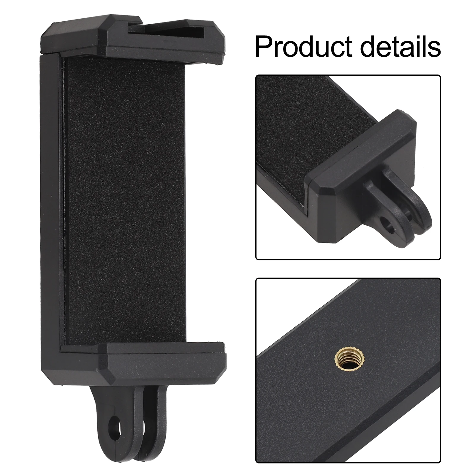 

Mobile Phone Clip With Black All Versatile Mobile Phone Holder Tripod Mount Desk Tripod Adapter Sports Camera Supplies