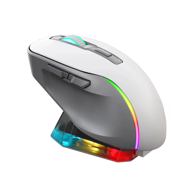 

Gaming Wireless Mouse Rechargeable USB Mice 6D Optical LED Light for Gamer PC Computer Laptop Gaming