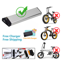 48V 10.5Ah Built-in Folding Electric Bike Battery 7Ah 9.6Ah For ANCHEER AM1908 ADO A16 Lankeleisi a6 vivi F20/FM20 Ebike Battery