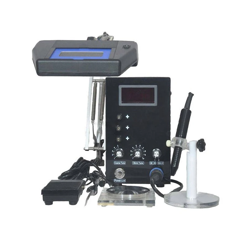 150A Jewelry Knob Control Pulse Arc Welder Multifunctional Argon Spot Tig Welding Machine With Bracket Protector