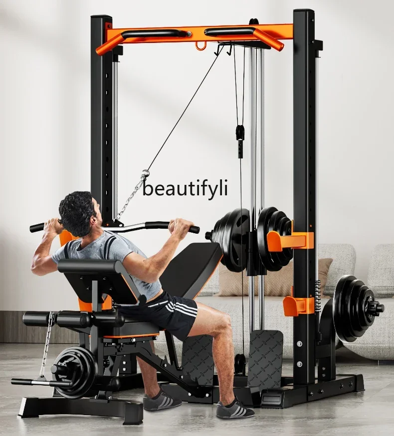 A49 Household strength comprehensive trainer multi-functional integrated commercial squat bench press fitness equipment