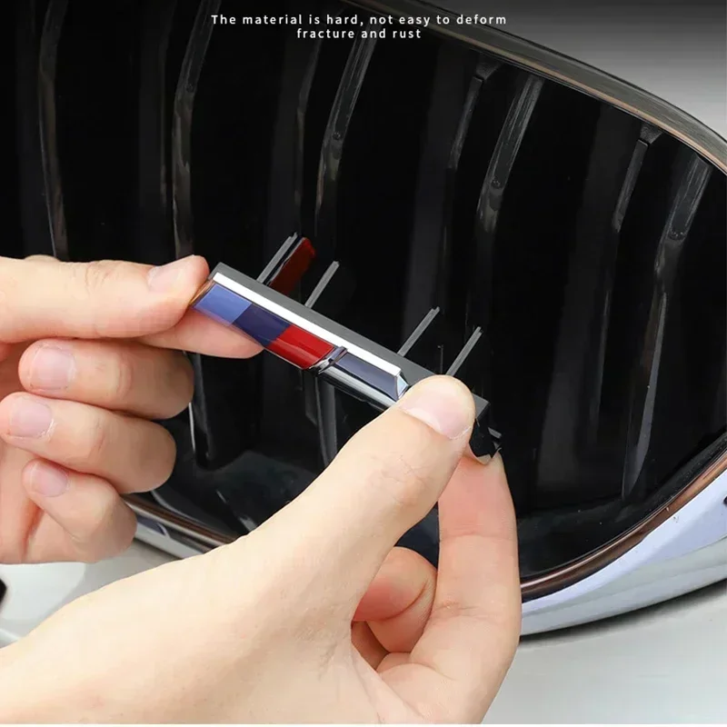 3D Car Front Grille Badge Emblem For BMW  M X1 X2 X3 X4 X5 X6 F48 G01 E84 E83 F39 F10 F30 G11 G07 G86 G80 E60 E46 Accessories view 3