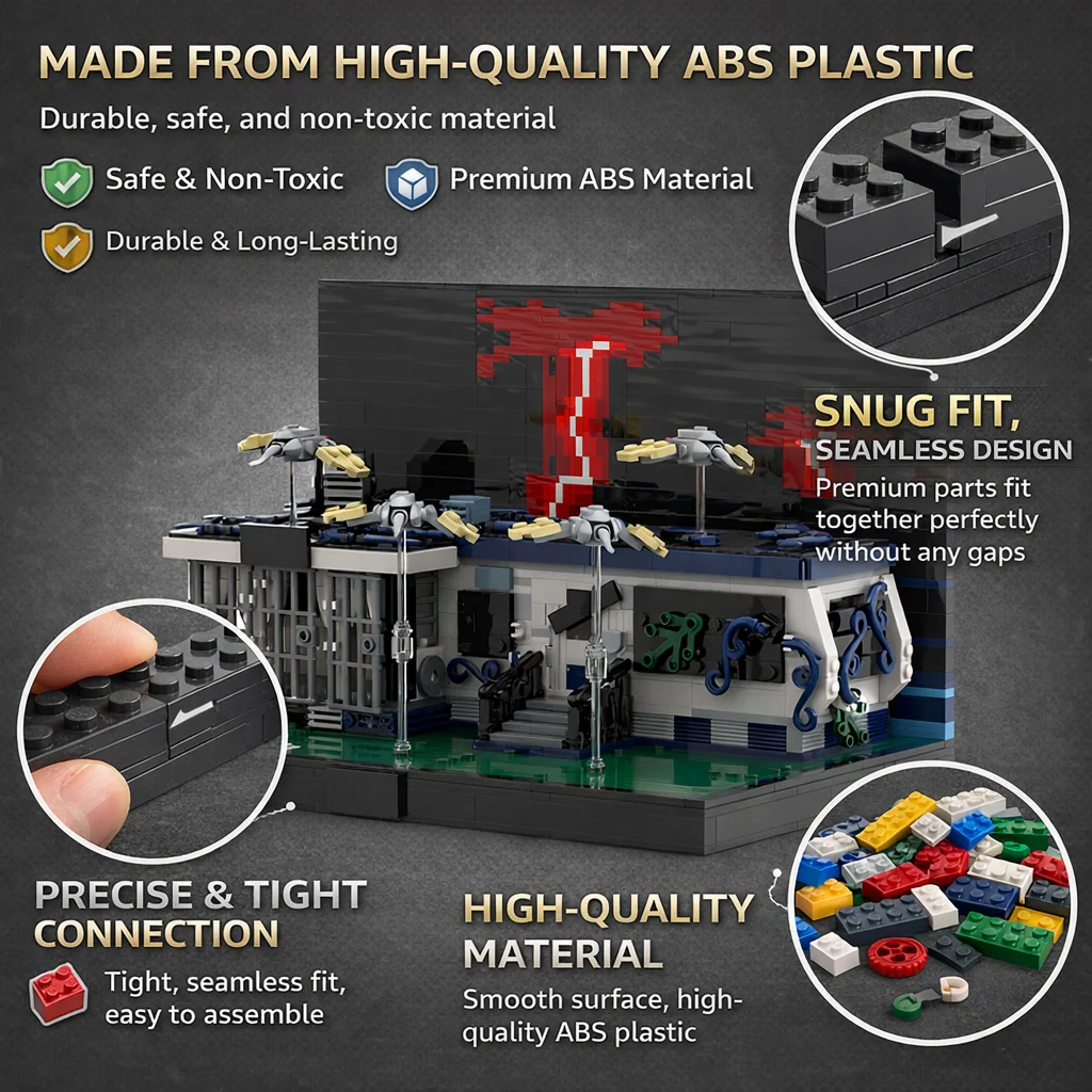 Guitar Performance Scene Building Blocks MOC Creative Diorama Static Display Model Bricks Toy for Adults