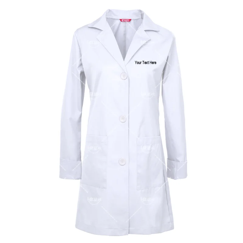 New models Women's Embroidered Lab Coat  Personalized with your Text