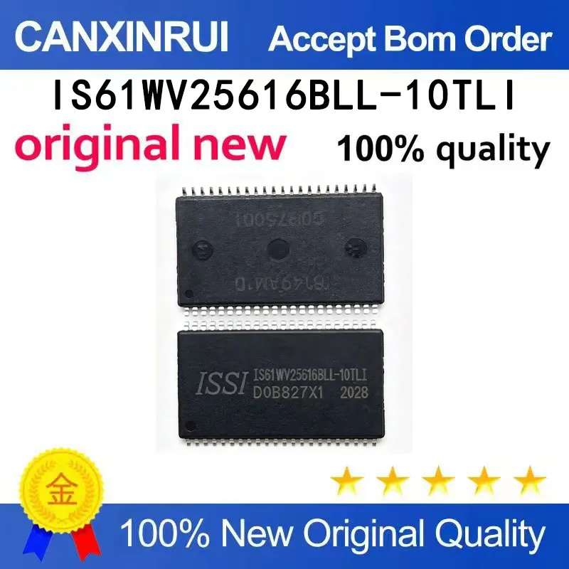 

（5-100 pieces）IS61WV25616BLL-10TLI New TSSOP-44 25616BLL Storage Chip