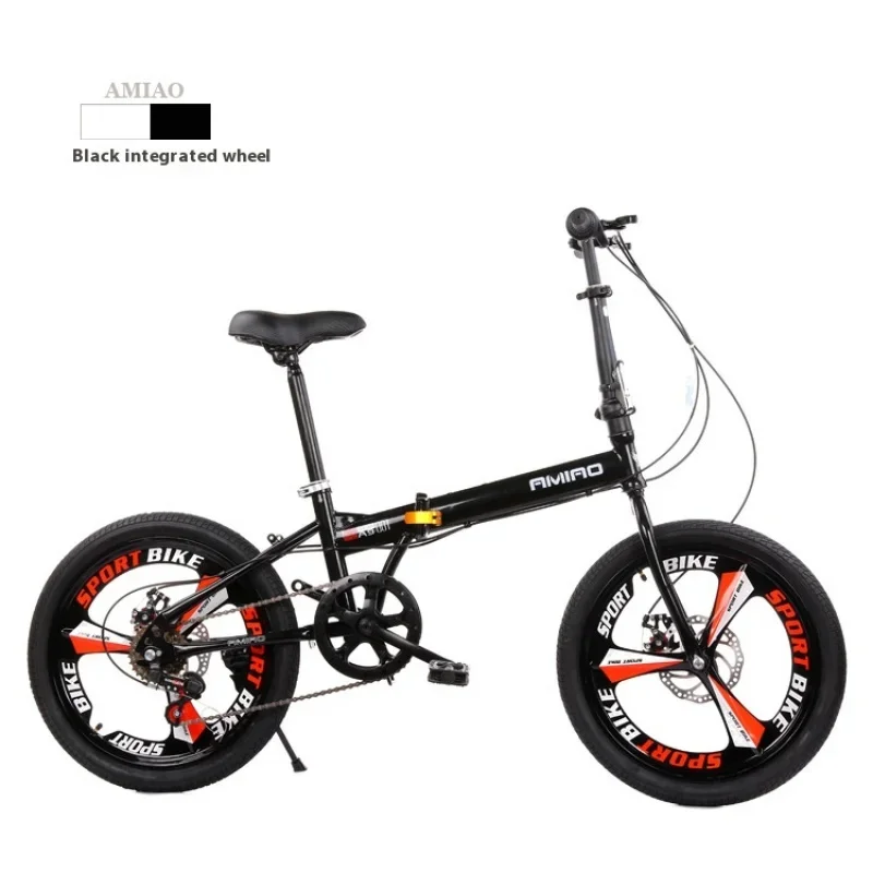 

20 Inch Ultra-Light Portable Folding Bicycle with Disc Brake And Variable Speed for Students Scooter