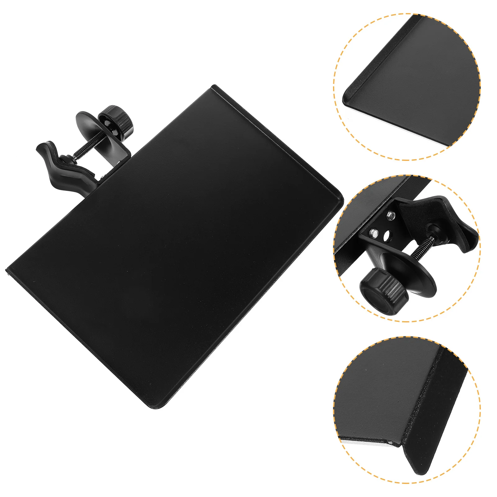 

Adjustable Microphone Stand Clamp-on Sound Card Tray Multifunctional Mic Holder Live Streaming Rack Suitable for Studio Office