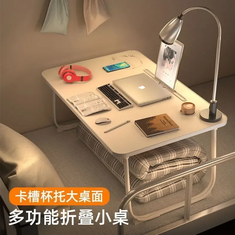 Bed Small Table Desk College Dormitory Folding Bay Window Study Bed Laptop Lazy Table Special Offer