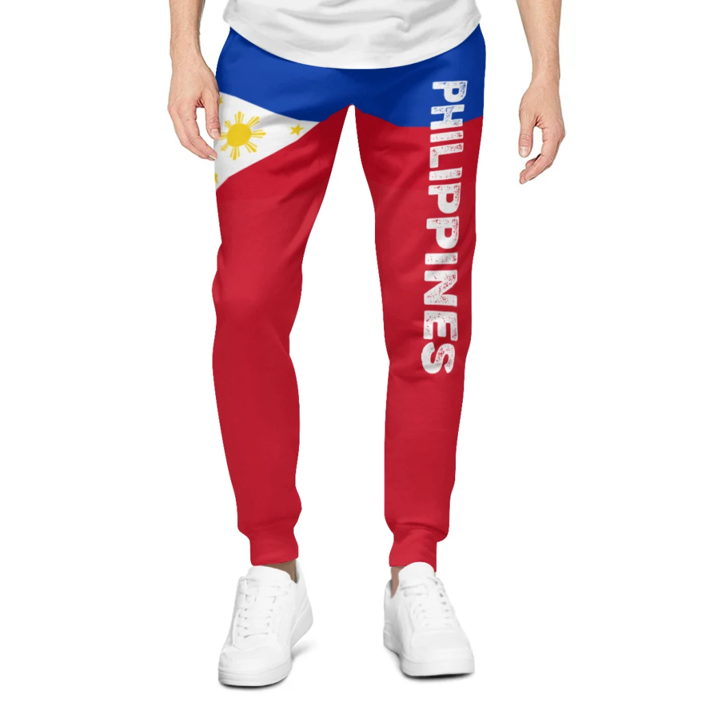 Philippines Flag Mens Sweatpants with Pockets Joggers for Men Sports Casual Sweat Pants With Drawstring